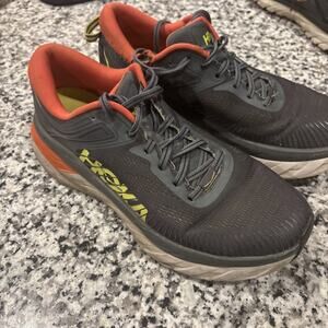 Hoka One One Bondi 7 Gray Running Athletic Sneakers Gray Men’s Size 9.5